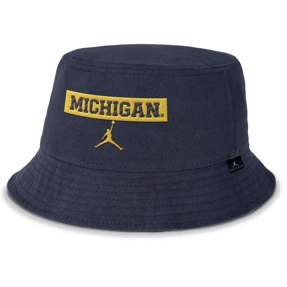 Jordan Michigan Wolverines Bucket Hat Blue‎ Men's L